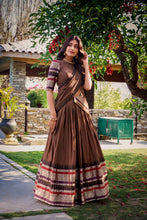 BRN Pure Chanderi Plain Lehenga For Women