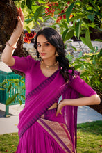 PNK Pure Chanderi Plain Lehenga For Women