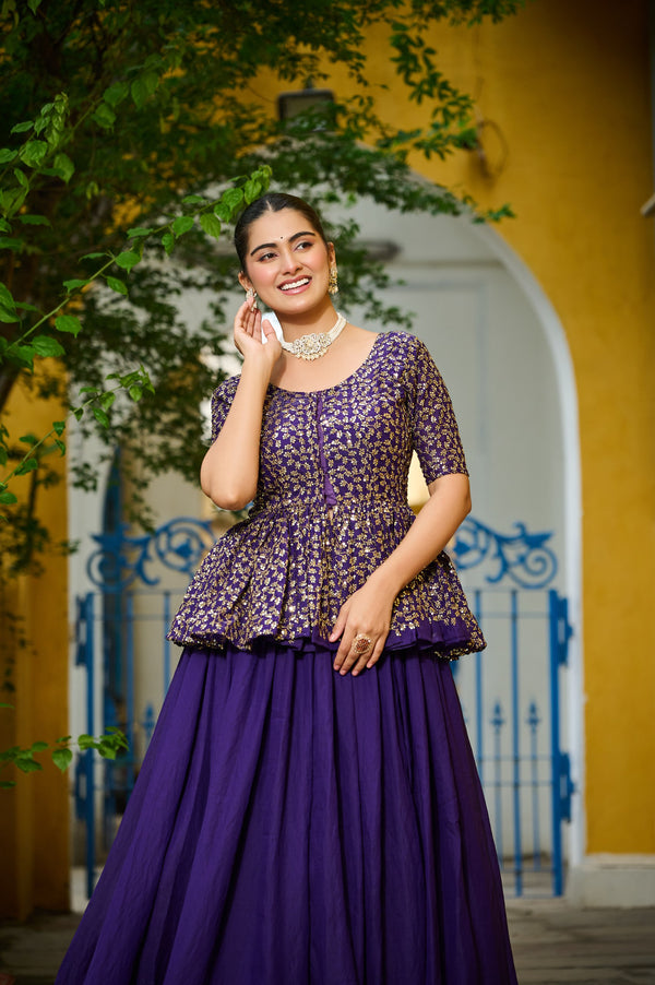 7137 - Fendy Lehenga For Women