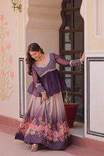 7137 Chiffon Floral Printed Lehenga For Women