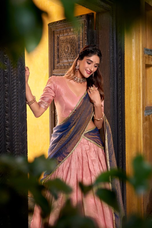 LPI Dupin Silk Lehenga For Women