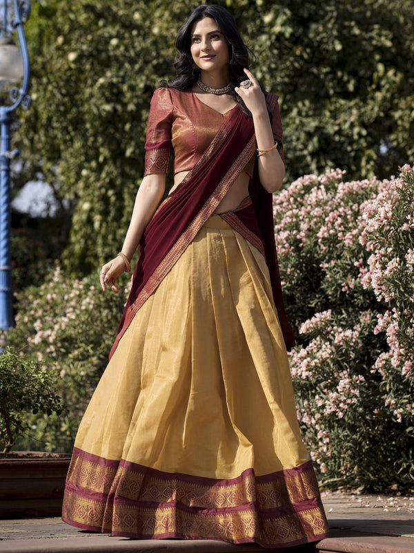 CRM Kanchipuram Lehenga For Women