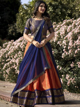 ONG Kanchipuram Lehenga For Women