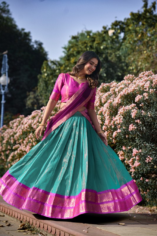 SBL Kanchipuram Lehenga For Women