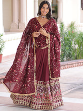 5051 Vichitra Silk Lehenga For Women