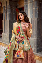 Organza Zari Weaving Lehenga With Paithani Dupatta  BRN
