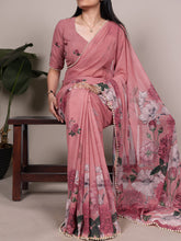 Weightless Marble Floral Printed Saree PEC