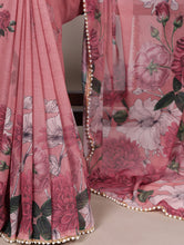 Weightless Marble Floral Printed Saree PEC