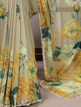 Weightless Marble Floral Printed Saree MND