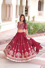 Vichitra Silk Lehenga For Women