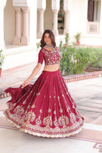 Vichitra Silk Lehenga For Women