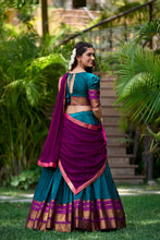 Cotton Zari Weaving Lehenga For Women TEL