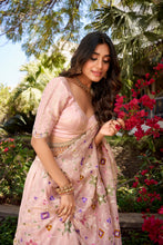 Gold Crush Thread Embroidered Lehenga For Women LPI