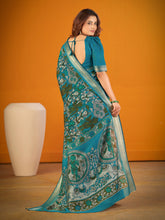 Viscose Chanderi Kalamkari Printed Saree SBL