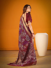 Viscose Chanderi Kalamkari Printed Saree MRN