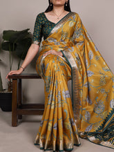 Tussar Silk Printed Saree MST