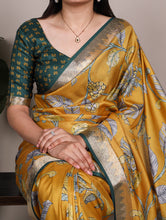 Tussar Silk Printed Saree MST