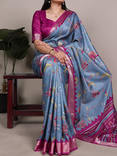 Tussar Silk Printed Saree STB
