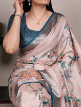 Tussar Silk Printed Saree CNT