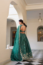 Gold Crush Thread Embroidered Lehenga For Women TEL