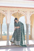 Viscose Jacquard Embroidered Lehenga  For Women SLLW