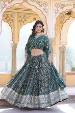 Viscose Jacquard Embroidered Lehenga  For Women SLLW