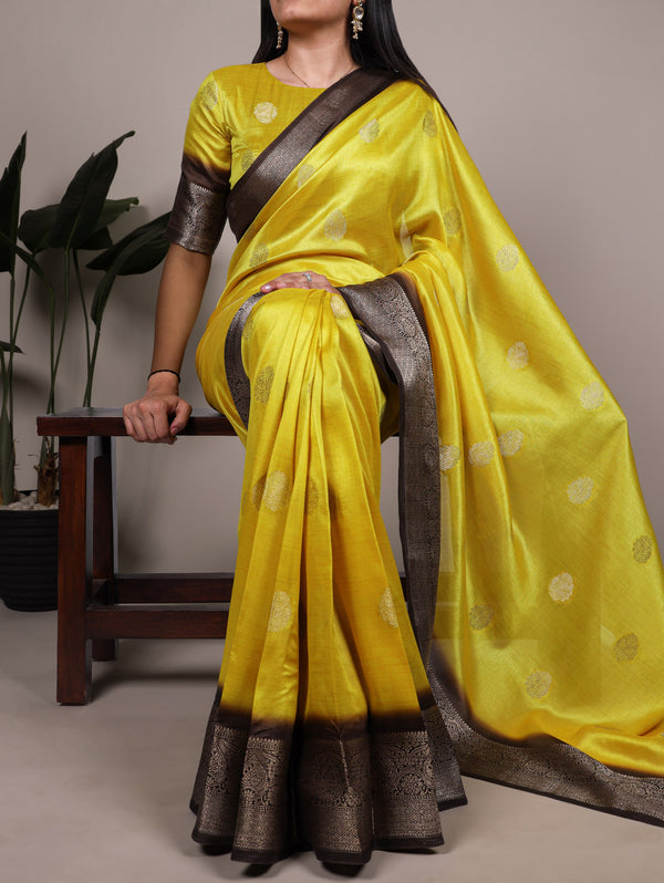 Rumali Silk Zari Weaving Saree For Women BLY