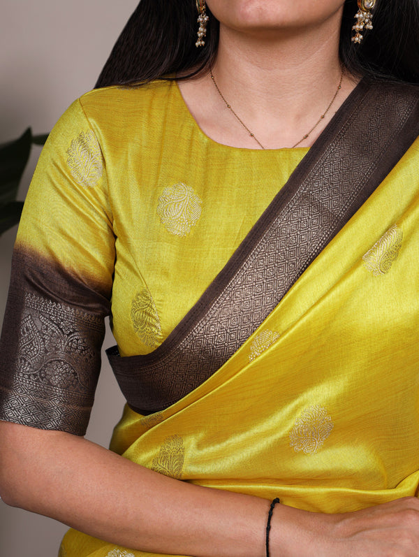Rumali Silk Zari Weaving Saree For Women BLY