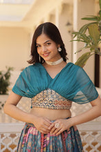 Russian Silk Embroidered Lehenga For Women