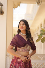 Russian Silk Embroidered Lehenga For Women