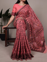 Cotton Thread Weaving Saree For Women SLM