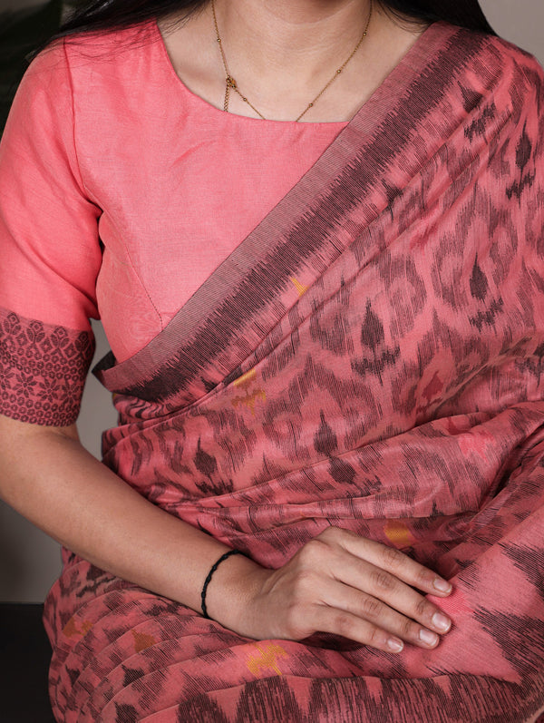 Cotton Thread Weaving Saree For Women SLM