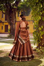 Chettinad Cotton Chex Zari Weaving Lehenga For Women ROG