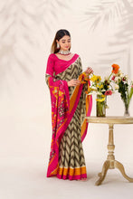 Tussar Silk Printed Saree MND