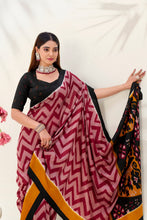 Tussar Silk Printed Saree MRN