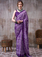 Satin Silk Printed saree LUV