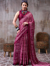 Satin Silk Printed saree MPK