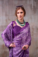 Satin Silk Printed saree LUV