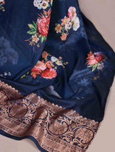 Tussar Silk Printed Saree NBL