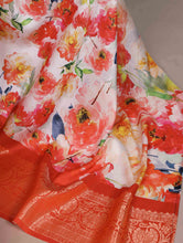 Tussar Silk Printed Saree ONG