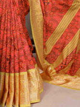 Tussar Silk Printed Saree MST