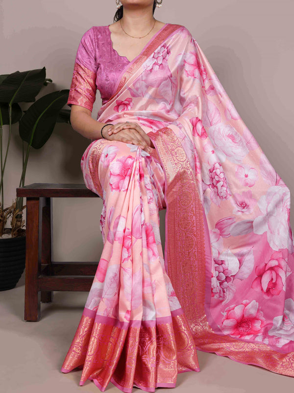 Tussar Silk Printed Saree LPI