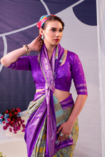 Tussar Silk Floral Prinetd Saree PRL