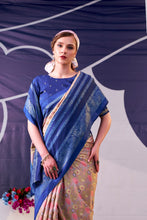 Tussar Silk Floral Prinetd Saree NBL