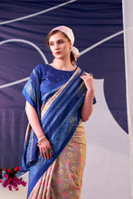 Tussar Silk Floral Prinetd Saree NBL