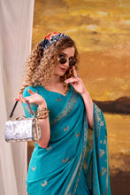 Crepe Zari Weaving Saree SBL