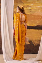 Crepe Zari Weaving Saree YLW