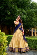 Kanchipuram Zari Weaving Lehenga With Georgette Dupatta NBL