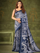 Tussar Silk Kalamkari Printed Saree NBL