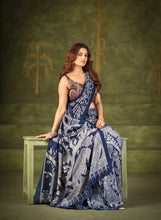 Tussar Silk Kalamkari Printed Saree NBL